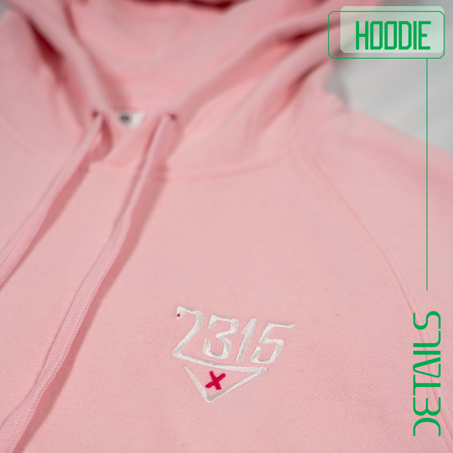 2315 Pink Hoodie - Limited Stock