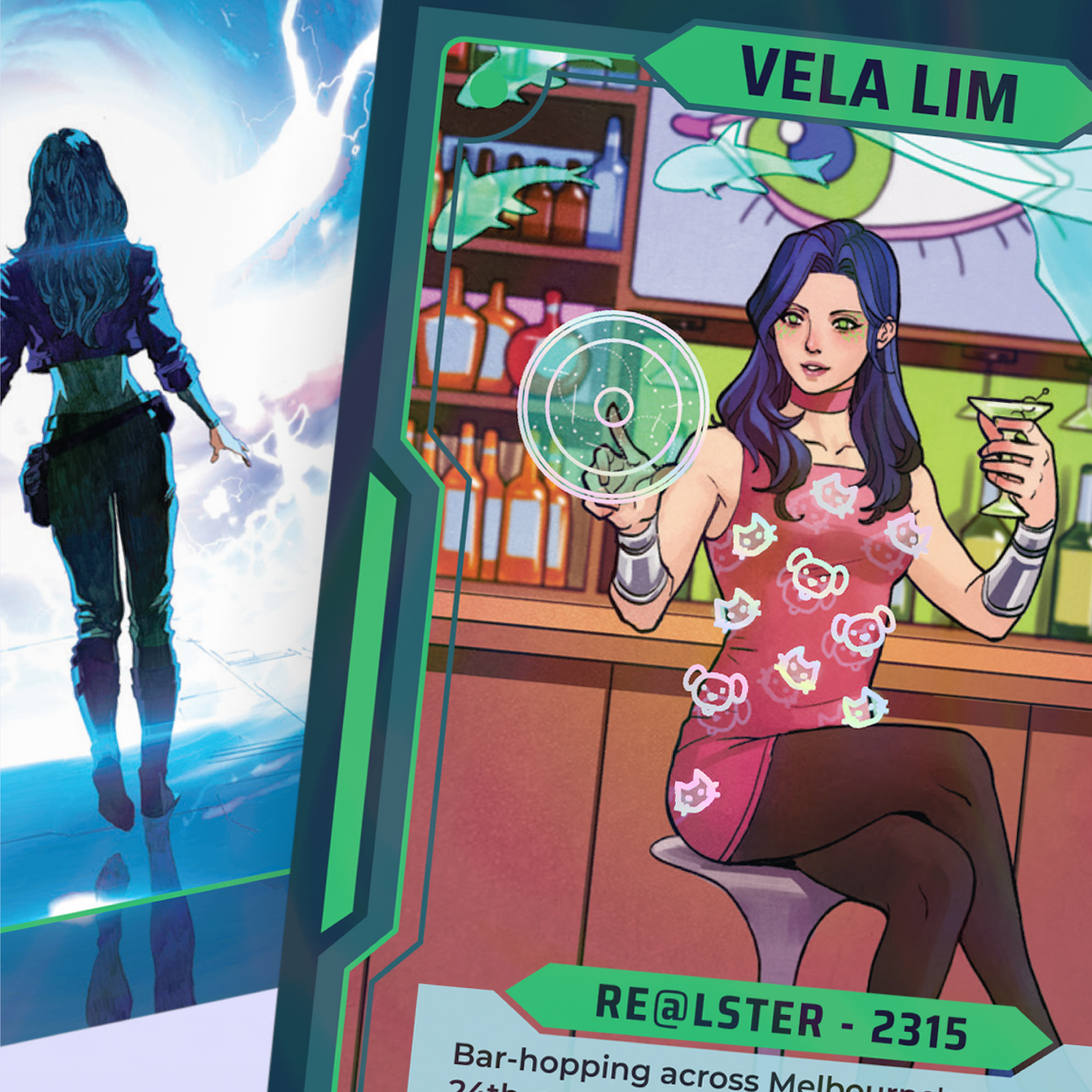 Vela Lim - Re@lster 2315 (Holographic Trading Card)